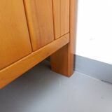 Vintage Maison Regain elm wardrobe from the 70s and 80s