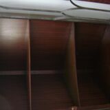 Encoignure vitrine en acajou