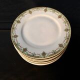 Service à dessert en porcelaine de limoges 13 pièces