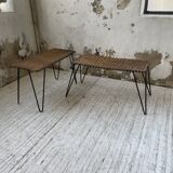 Duo of wicker tables RaouDuo of wicker tables Raoul Guysl Guys