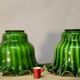 Set of 4 Large Tulips in Opal Glass, Height 32 cm