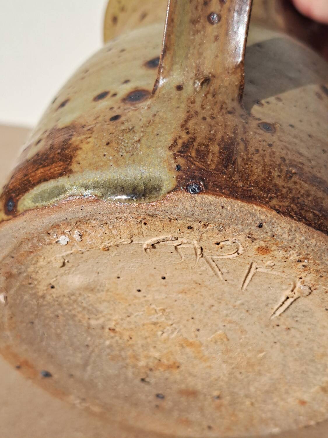 Puisaye sandstone pitcher by Guy Roland Marcy 1960