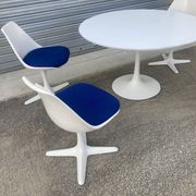 Table et 4 chaises Maurice Burke pour Arkana 1967