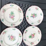 Set of 4 dessert plates Luneville