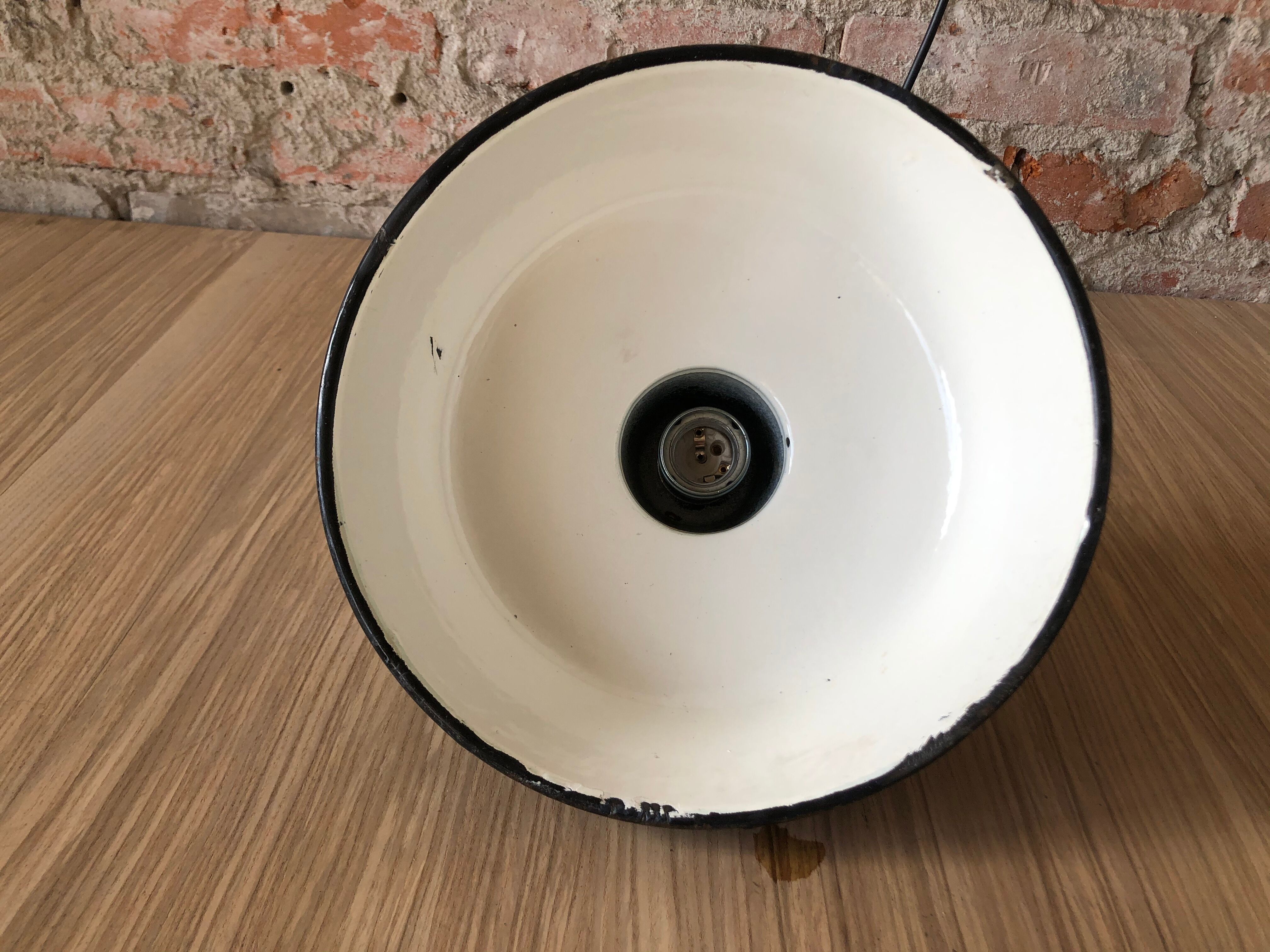 Industrial hanging lamp from Wikasy A23, 1960s