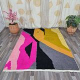 Tapis beni ouraine fait main traditionnelle taille 150 x 250 cm
