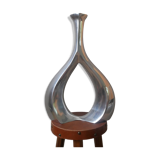 Contemporary design cast aluminum soliflore vase