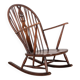 VINTAGE ROCKING CHAIR 50'S MOD. 316 DESIGN LUCIAN ERCOLANI FOR ERCOL