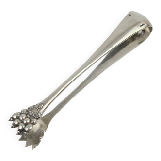 Plain sugar tongs in silver metal by christofle