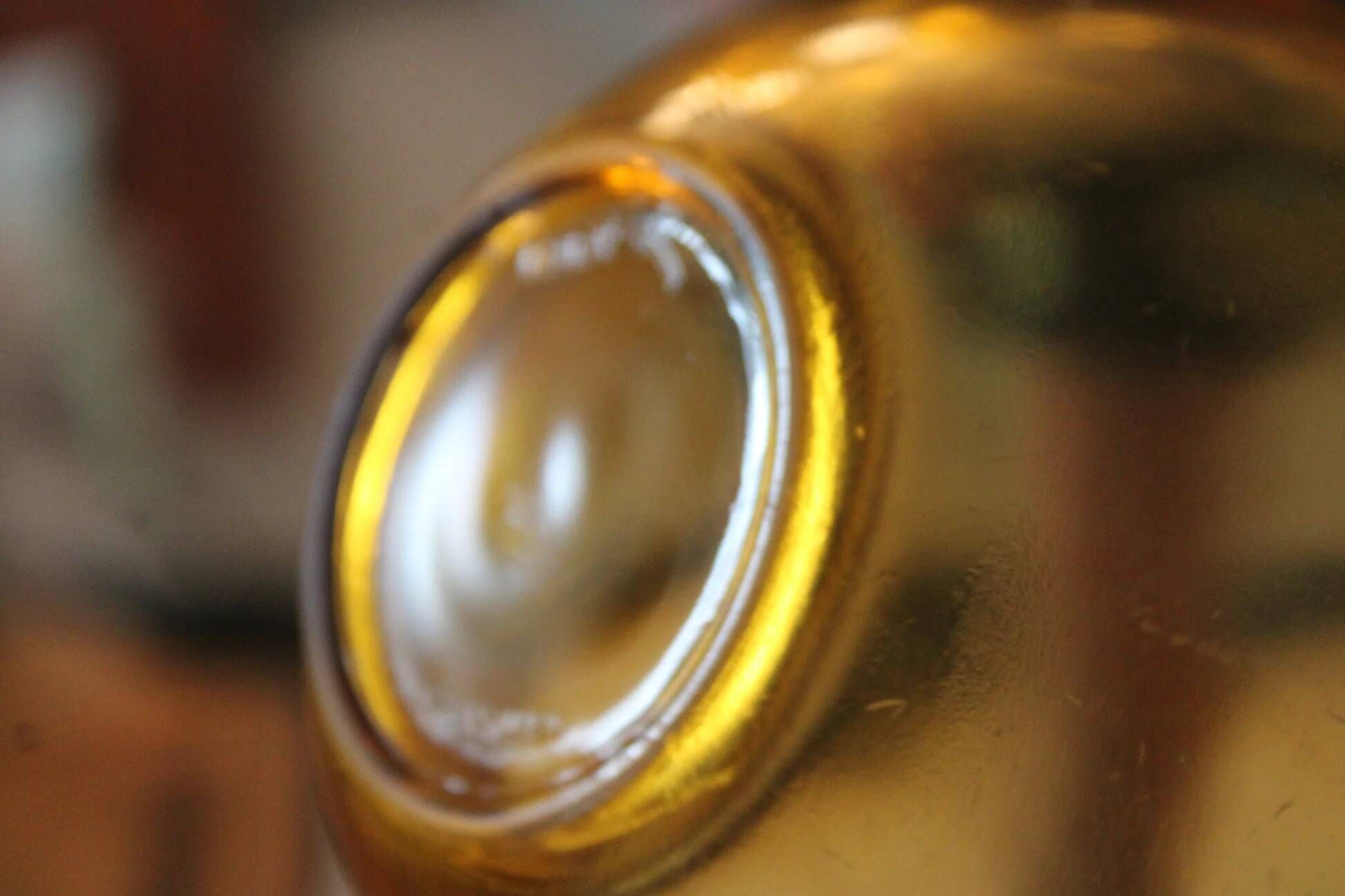Set of 2 vintage amber glass ramekins – 1970s – Made in France