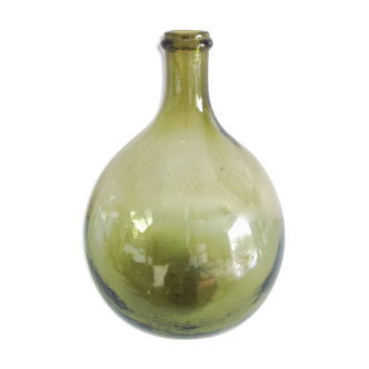 Demijohn green, vintage 60/70