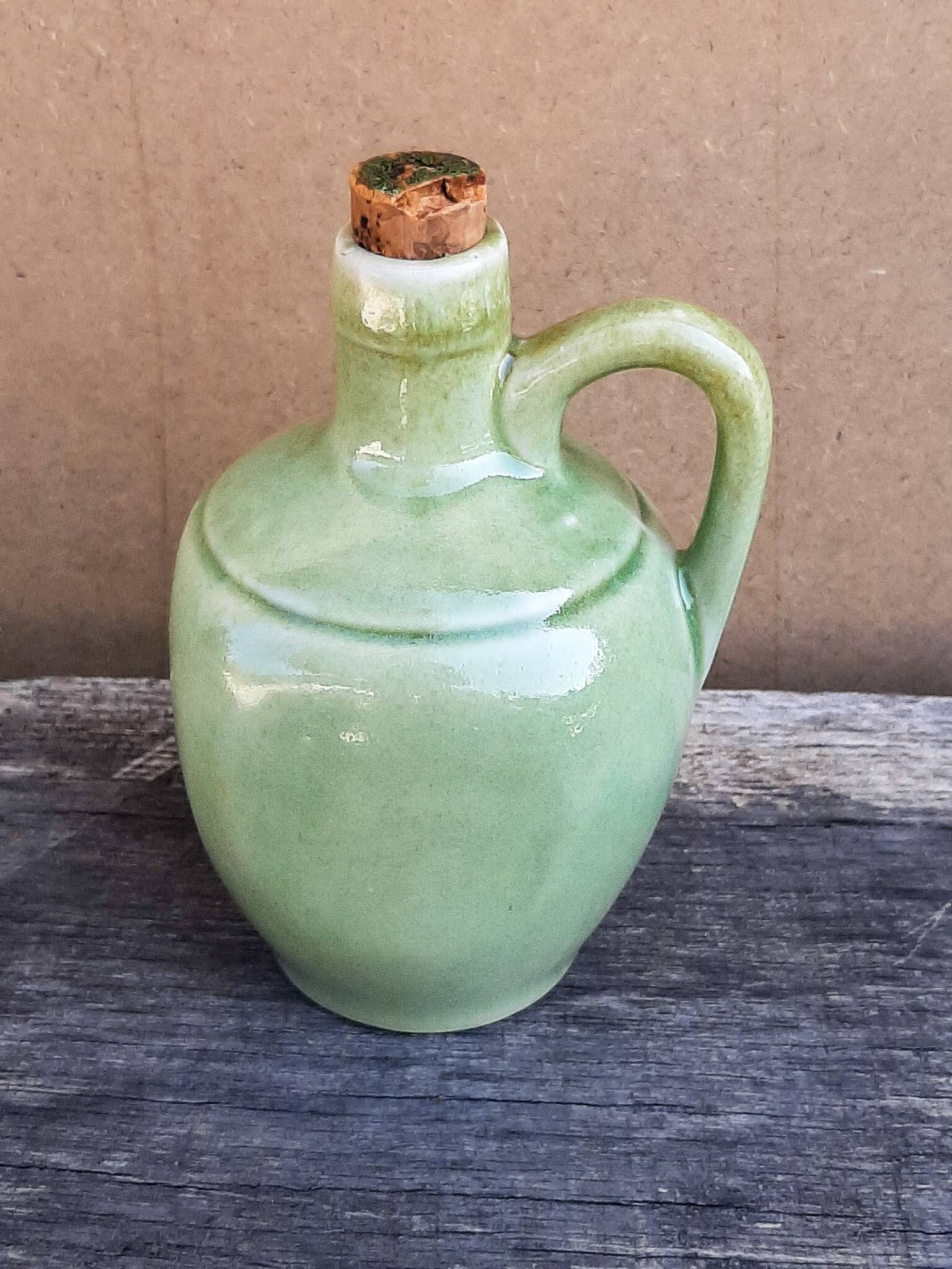 Vintage glazed stoneware jug Grespots Digoin