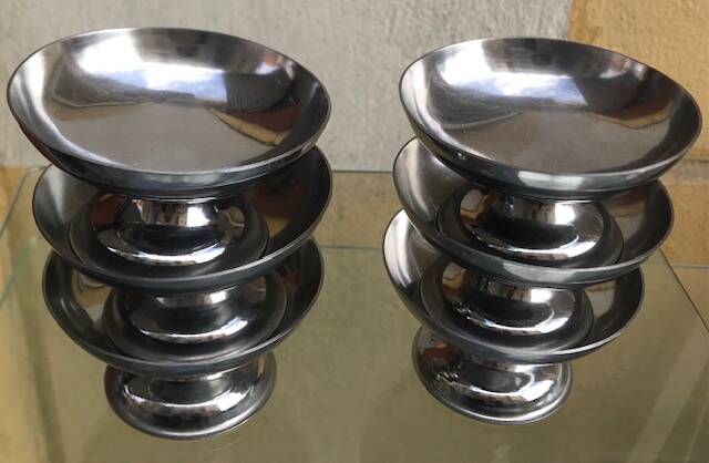 stainless steel ice cream cups