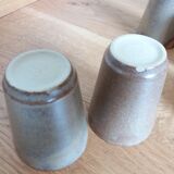 Digoin glazed stoneware glass cups set of 7