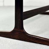 Large Fristho Dutch Design Rosewood Coffee Table for Topform, 1970s