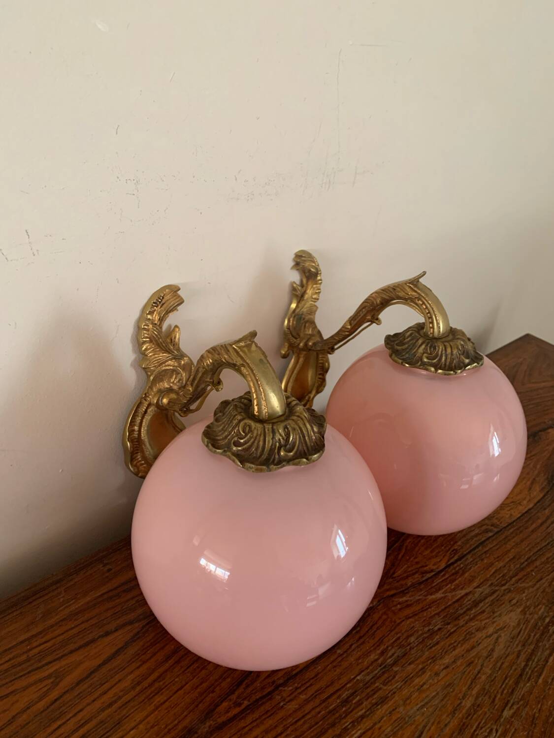 Pair of antique wall sconces