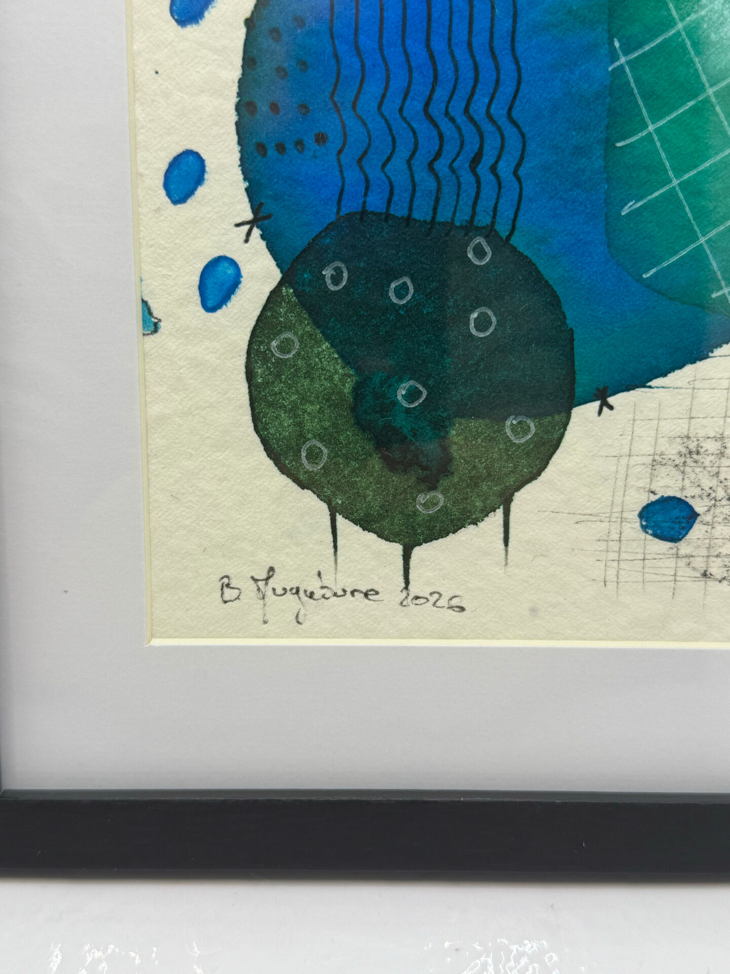 Duo of original paintings - Contemporary abstract art / Organ series
