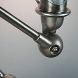 Jieldé desk lamp 2 arms 40cm industrial graphite vice Jean Louis Domecq vintage