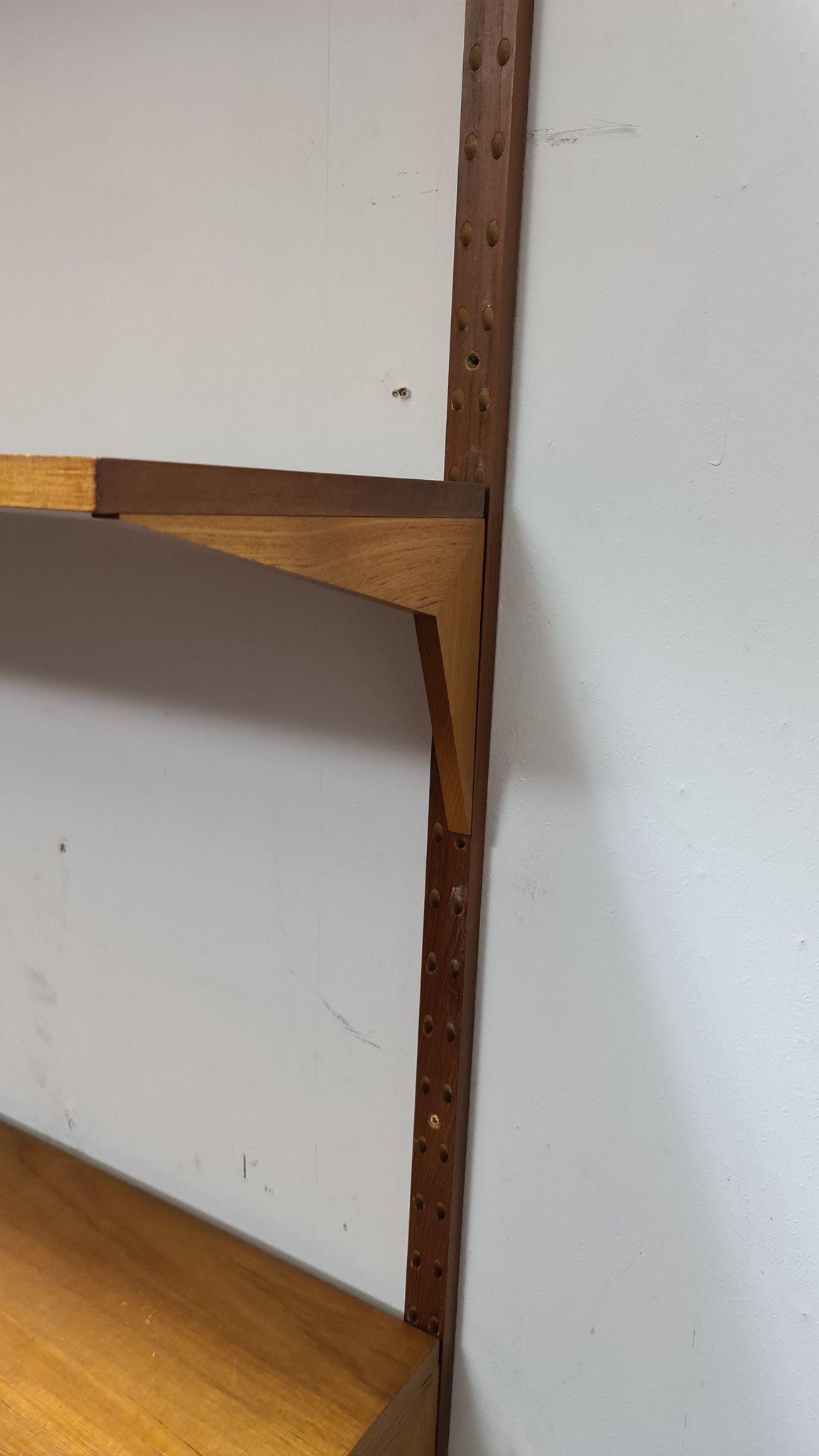 Système de mur en teck vintage par Poul Cadovious