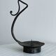 Wrought iron candlestick