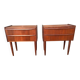 Vintage Danish teak bedside tables, 1964, set of 2
