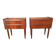 Vintage Danish teak bedside tables, 1964, set of 2