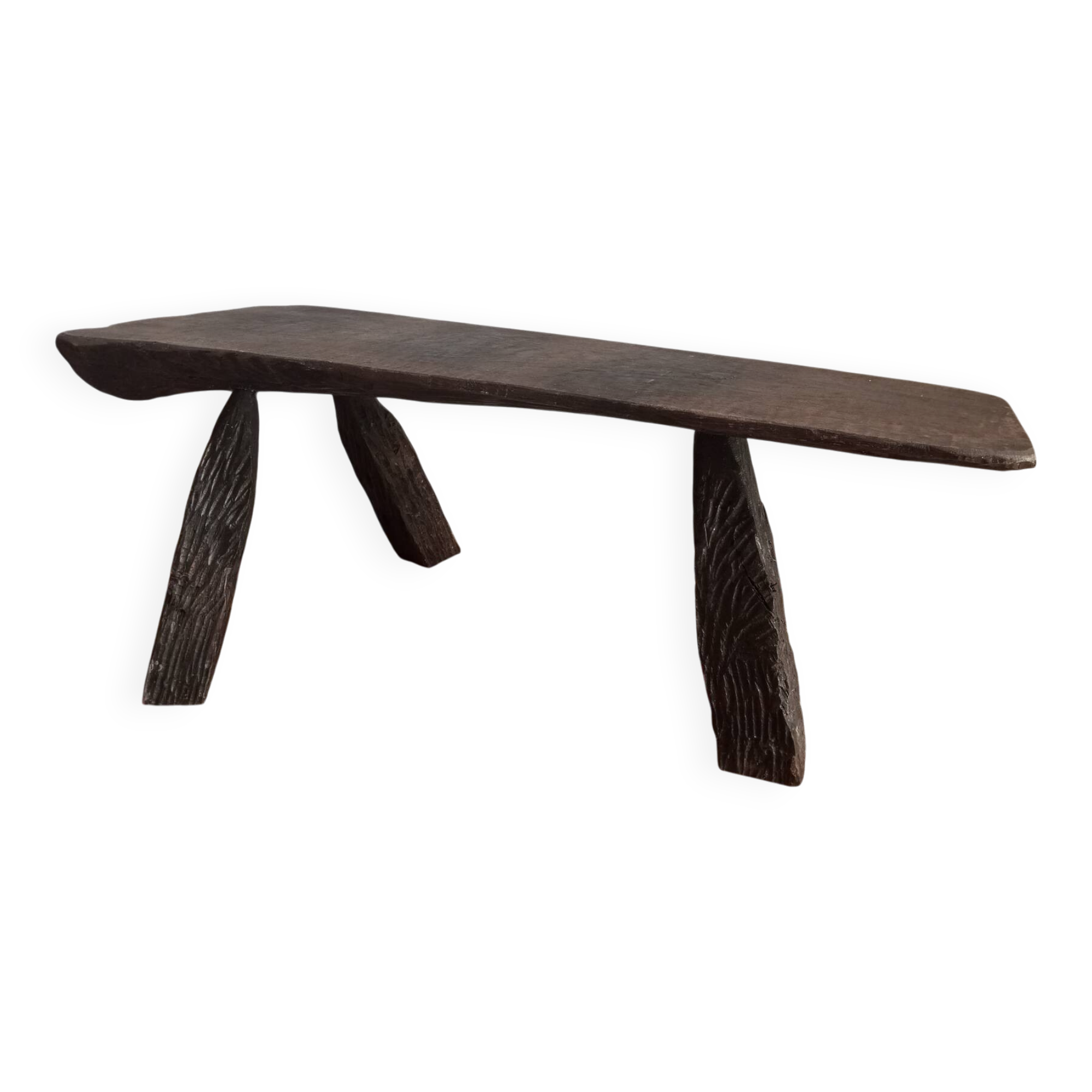 Brutalist wooden table
