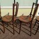 Lot de 6 chaise en bois - bistrot - terrasse - vintage