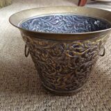 Cache pot en cuivre