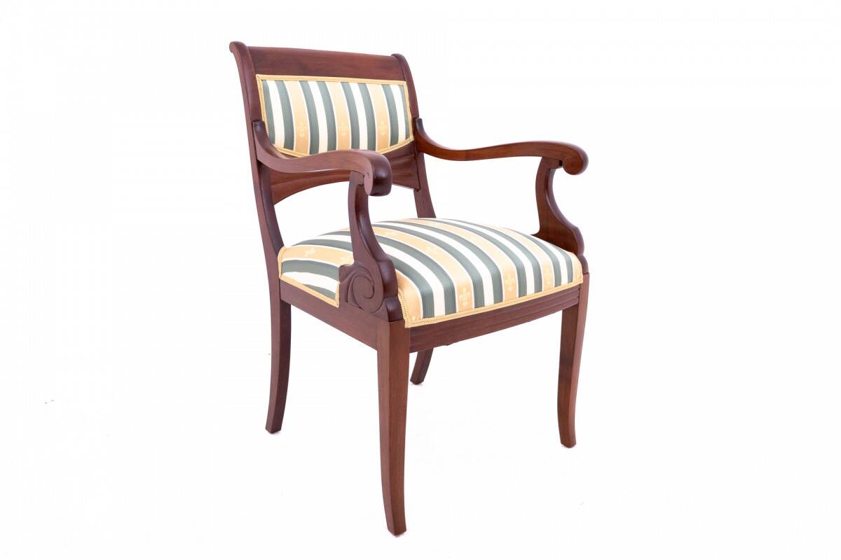 Armchairs, Northern Europe, circa 1890. After renovation.