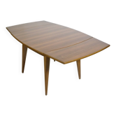 Table basse et salle à manger extensible en teck du milieu du siècle, années 1960