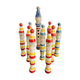 Set de 7 quilles en bois