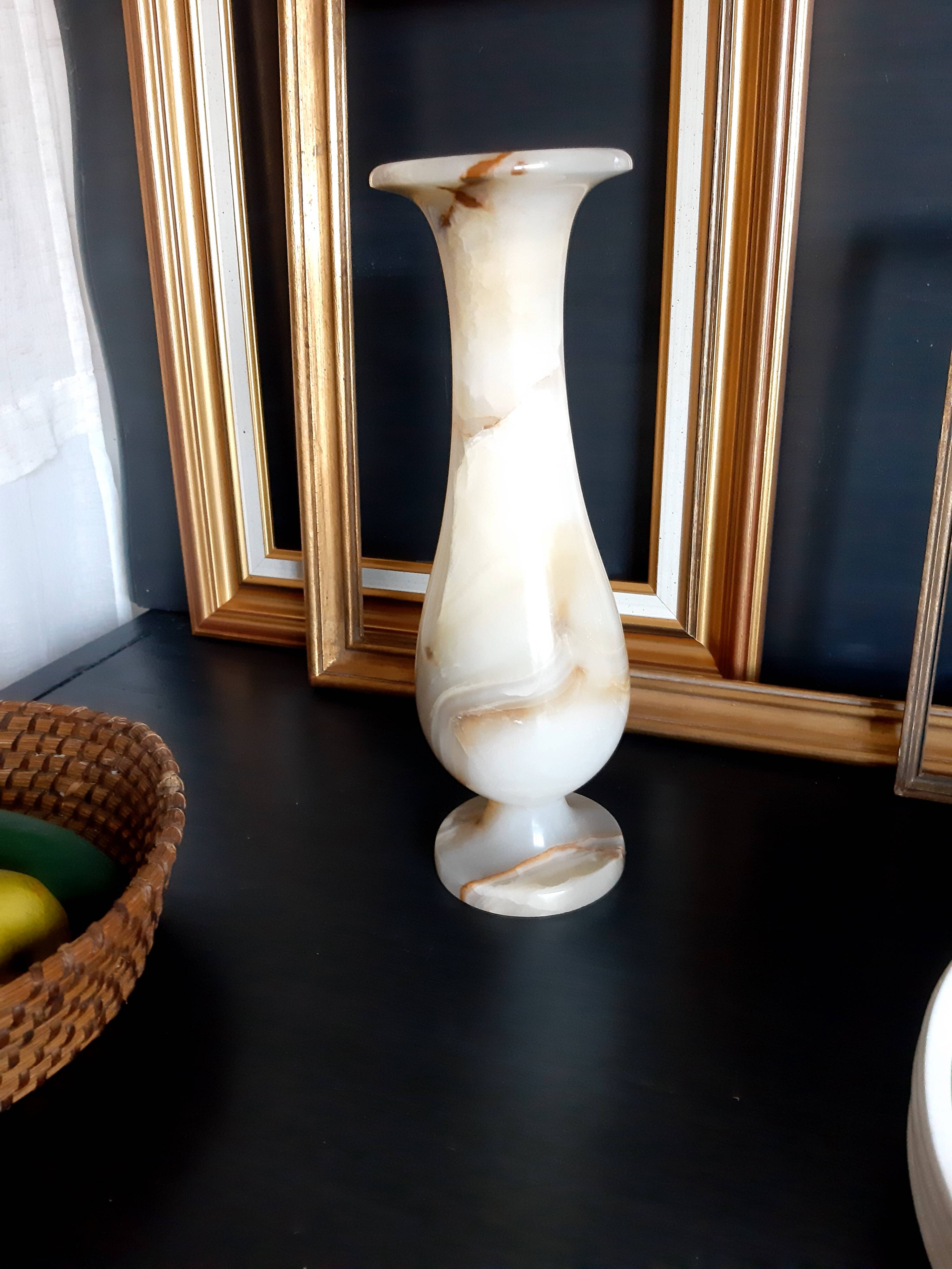 Vase marbre onyx
