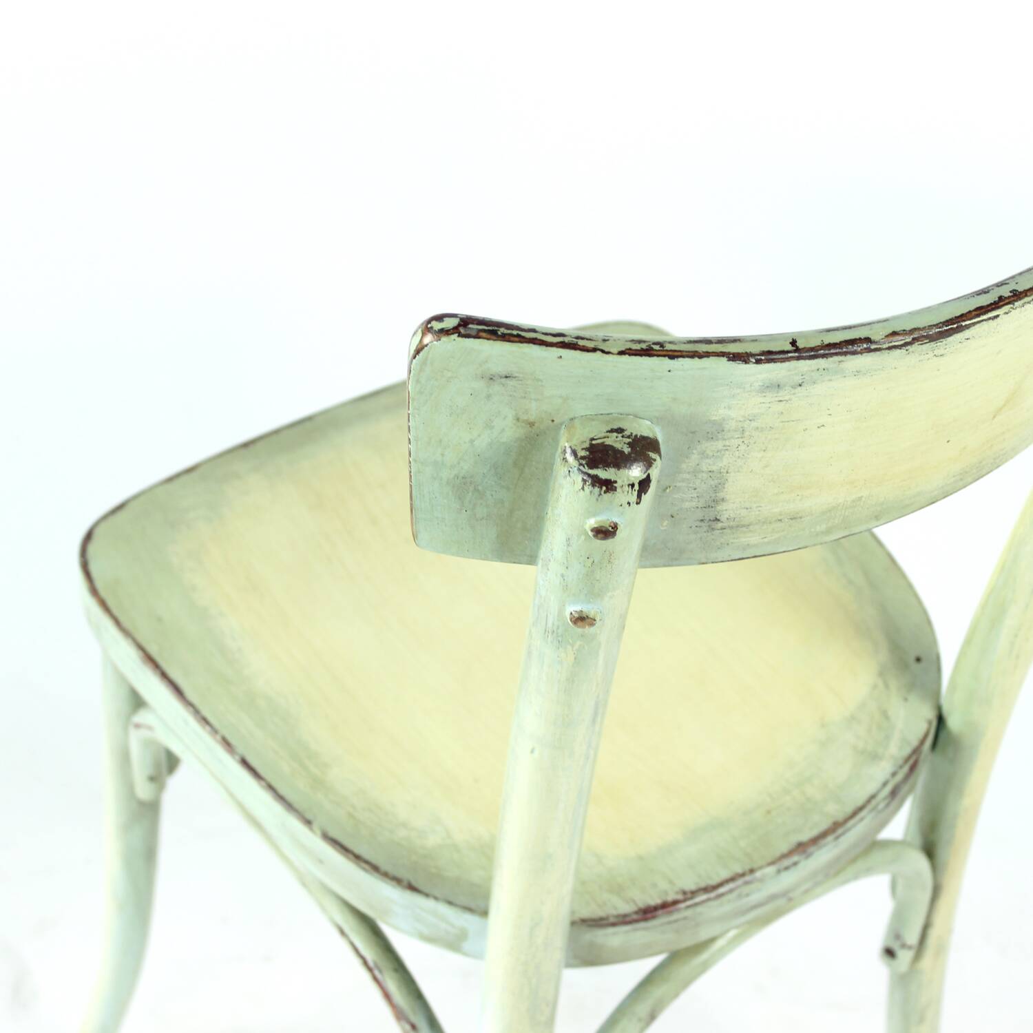 Vintage wooden dining chair, Czechoslovakia 1950s