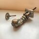 Antique bronze hand-shaped door knocker