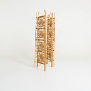 Five-panel rattan folding screen, Scandinavia, 1960s