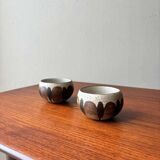 Set of ceramic bowls by Gabriel Fourmaintraux from the 1950s.