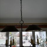 double billiard chandelier