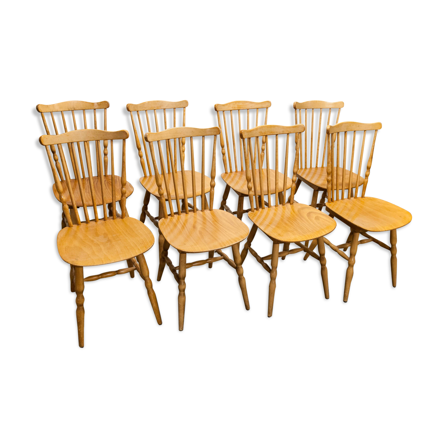 Set of 8 Baumann chairs "Florida"