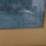 Paire de tableaux paysagers peintre niçois Massard