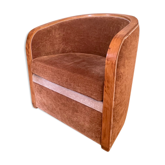Velvet armchair
