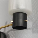 Pair of wall sconces 1950s style Arlus Lunel