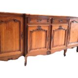 Louis XVI style cherry wood sideboard