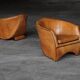 Vintage Lounge Chairs by Bart Van Bekhoven for Artistiek, 1990s, Set of 2