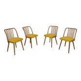 Chaises de salle à manger d'Antonín Šuman pour Ton, années 1960, lot de 4