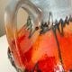 Enameled ceramic pitcher vase, Carstens West Germany, 60s/70s design