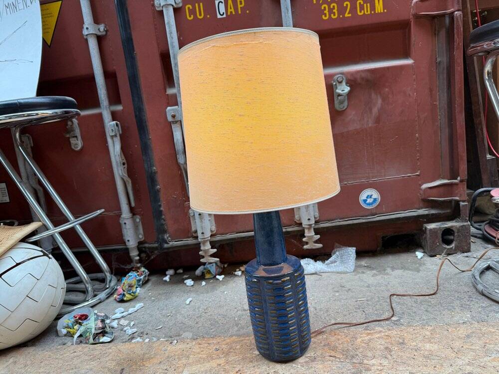 Large ceramic lamp by Einar Johansen for Søholm, Denmark, 1970s