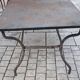 metal dining table