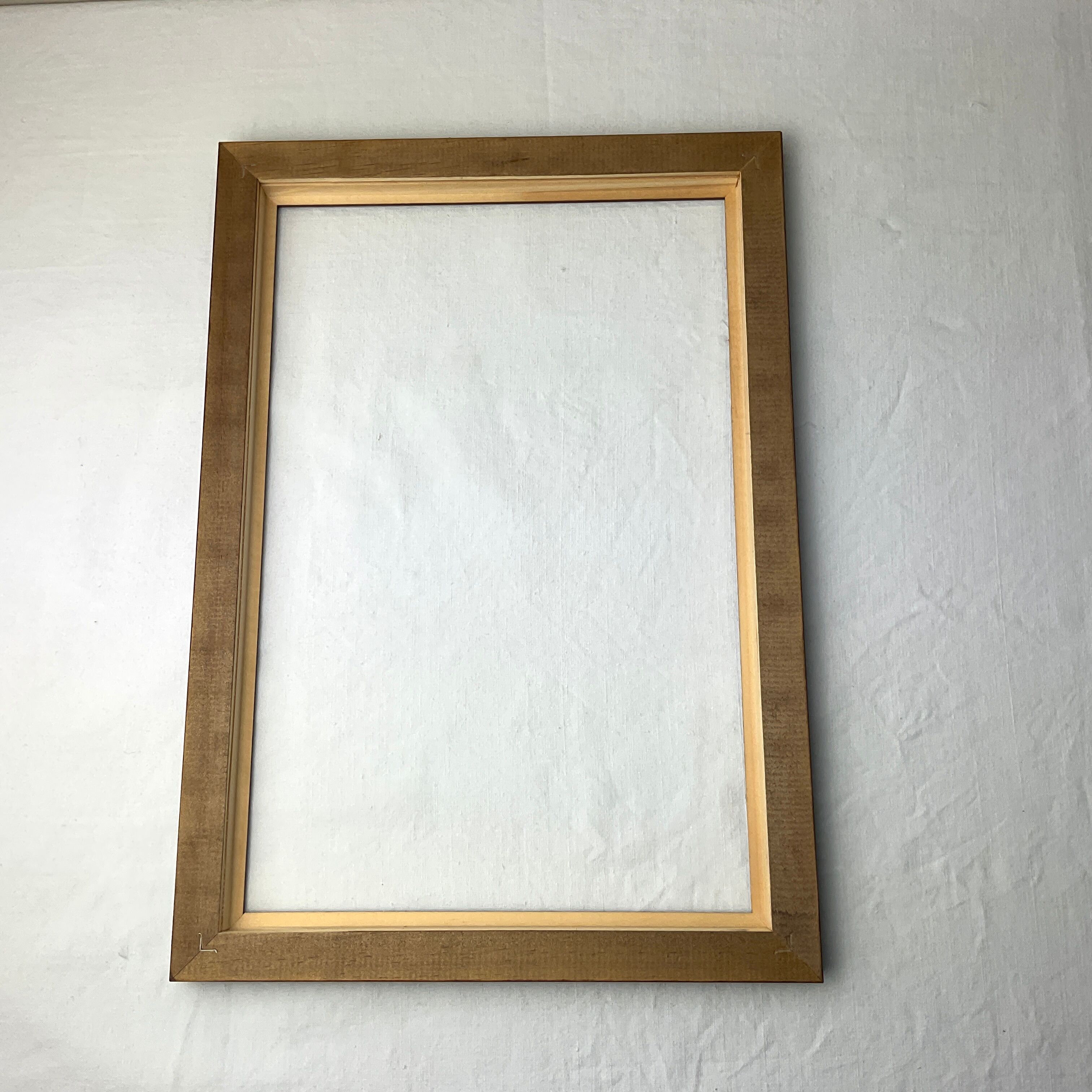 Dark wood frame