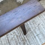 Pair of benches in walnut and solid oak 230 cm